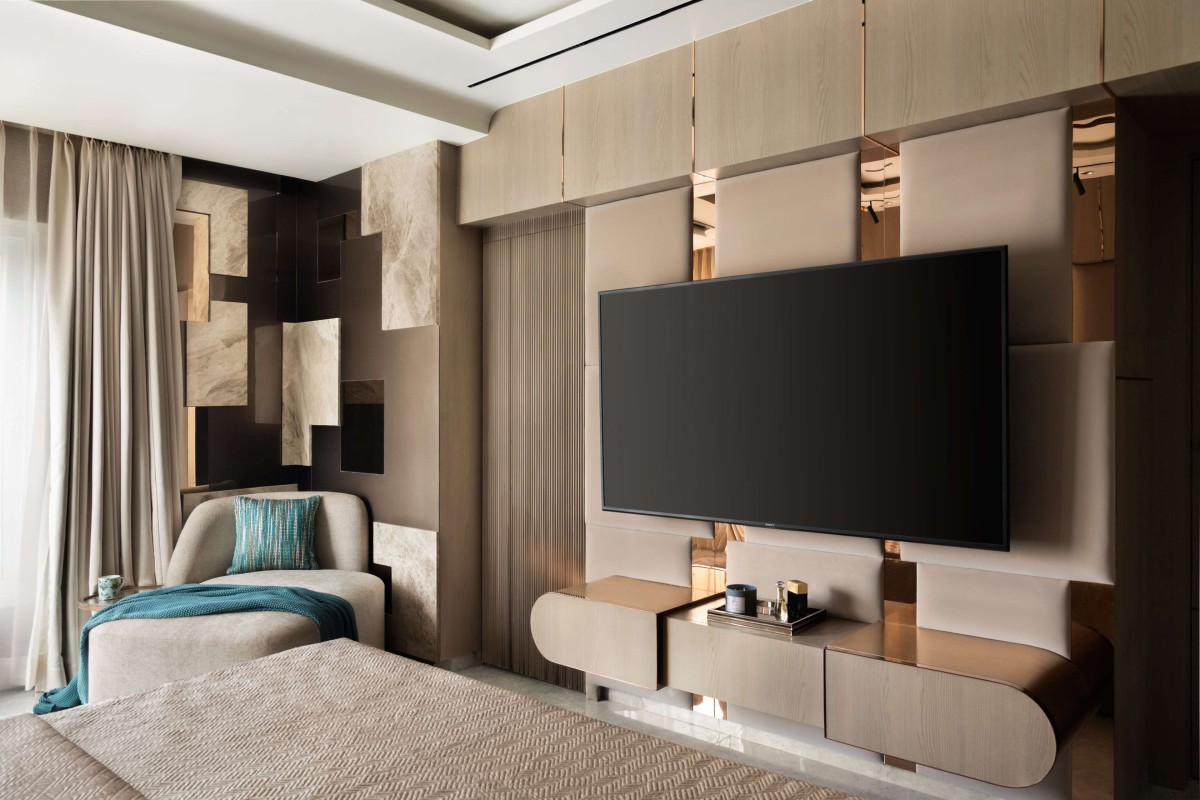 Master Bedroom of Luxe Layers by MN Architecture & Interiors