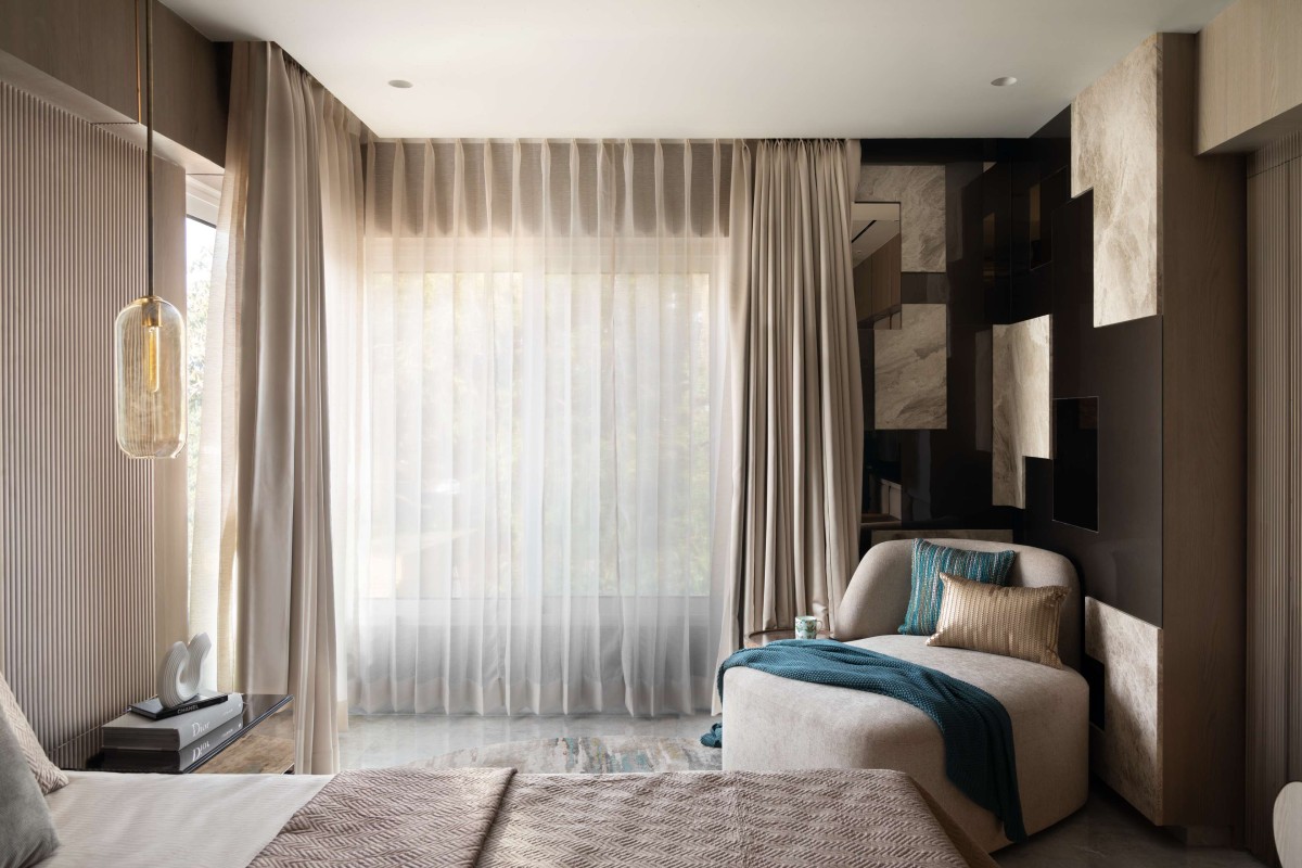 Master Bedroom of Luxe Layers by MN Architecture & Interiors