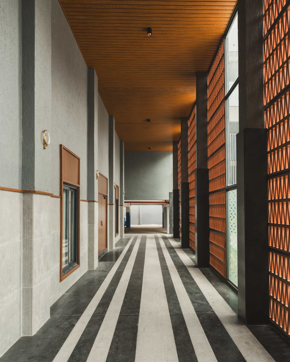 Corridor of JKC Auditorium by Dimensions