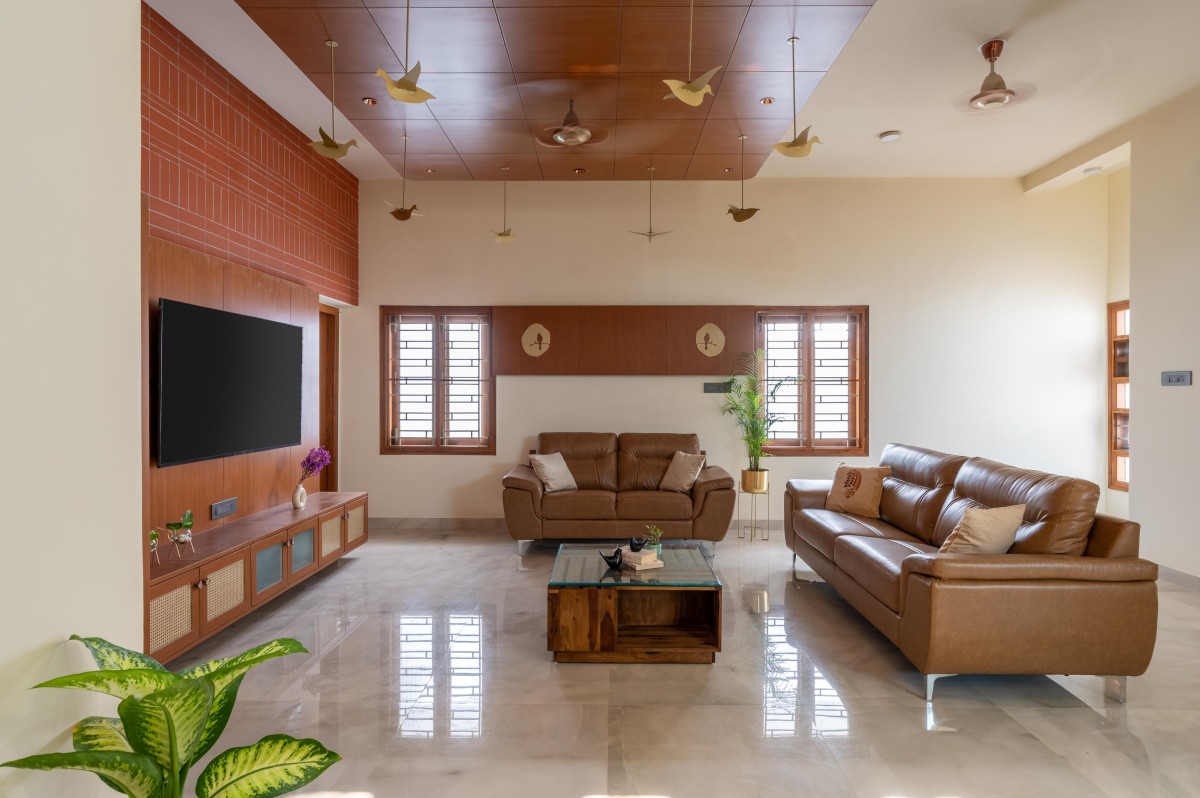 Living room of The Nest by OSKP Shelter Design