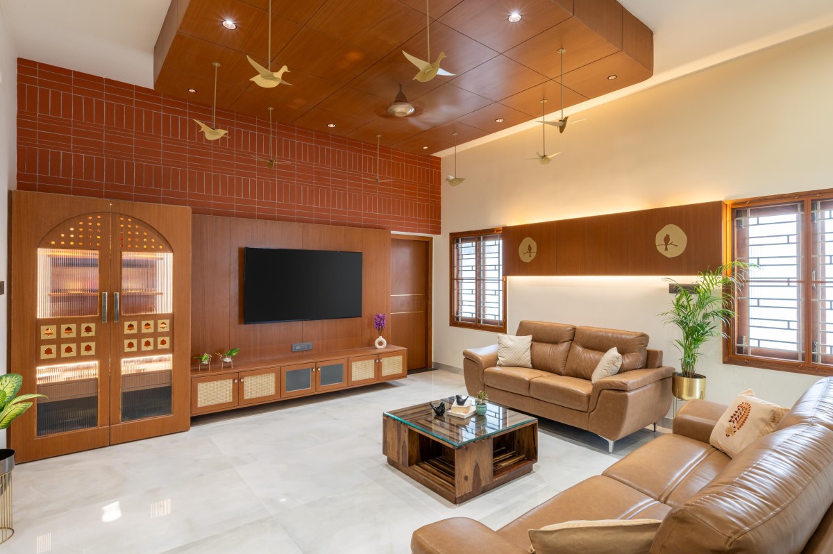 Living room of The Nest by OSKP Shelter Design