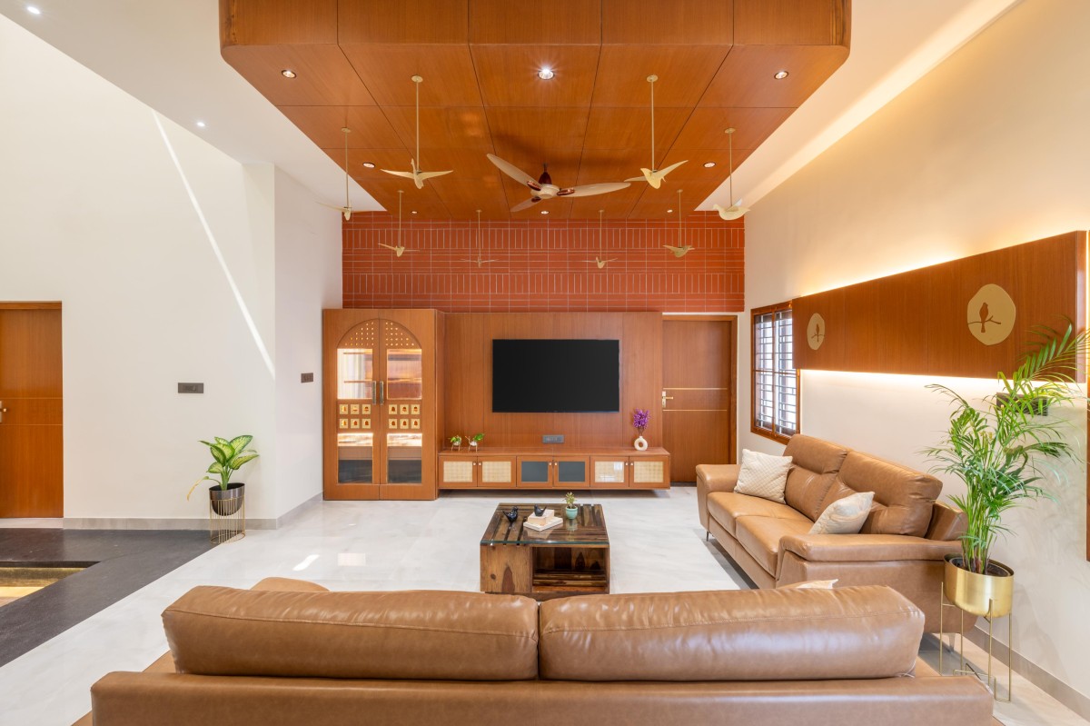 Living room of The Nest by OSKP Shelter Design