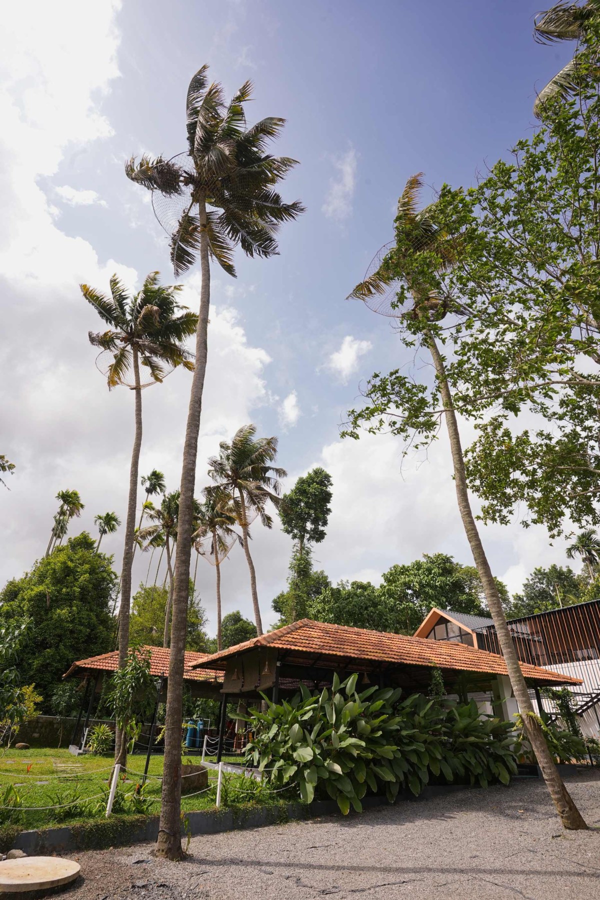 Exterior view of Manjal - The Portico by Lykke Architecture Studio