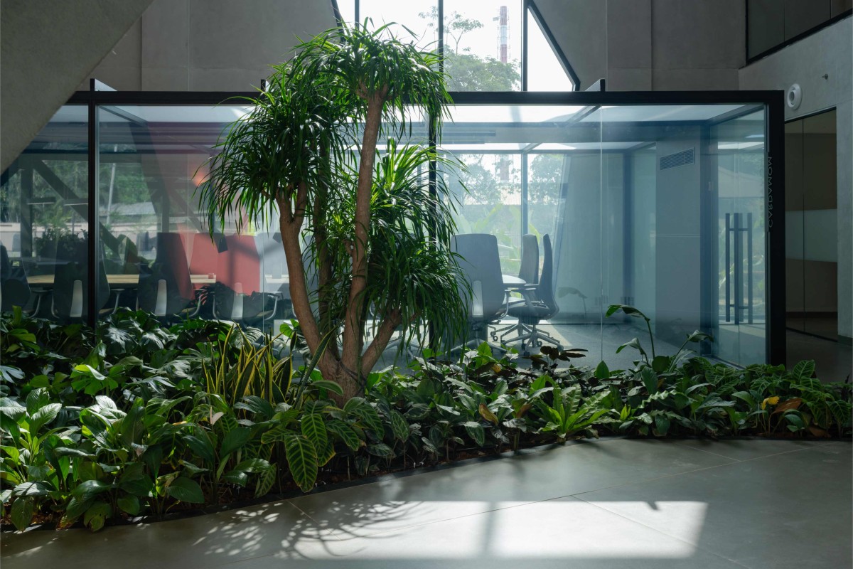 Garden Atrium of Amethyst by Curved Dimension