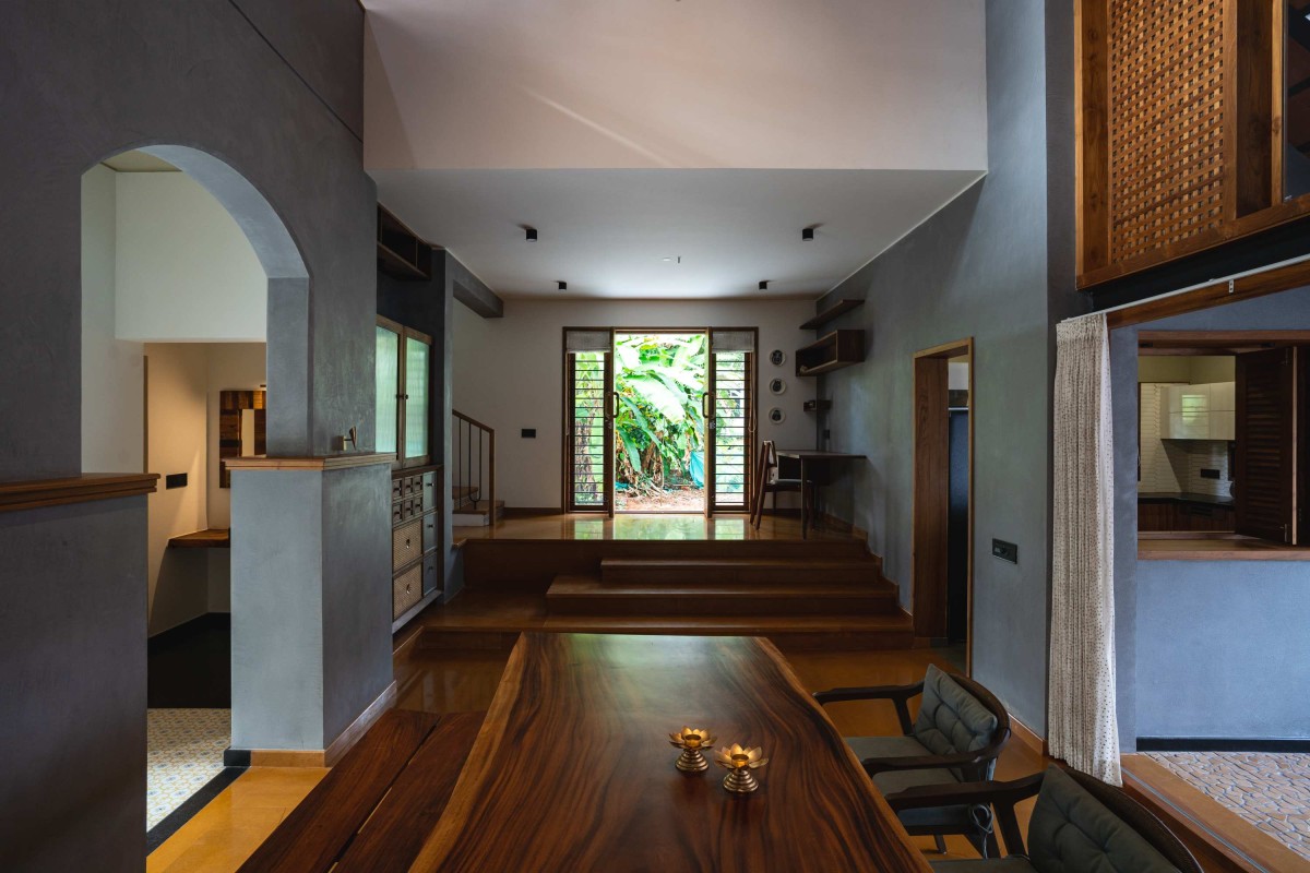 View from dining area of Swasti by Deearth Architects