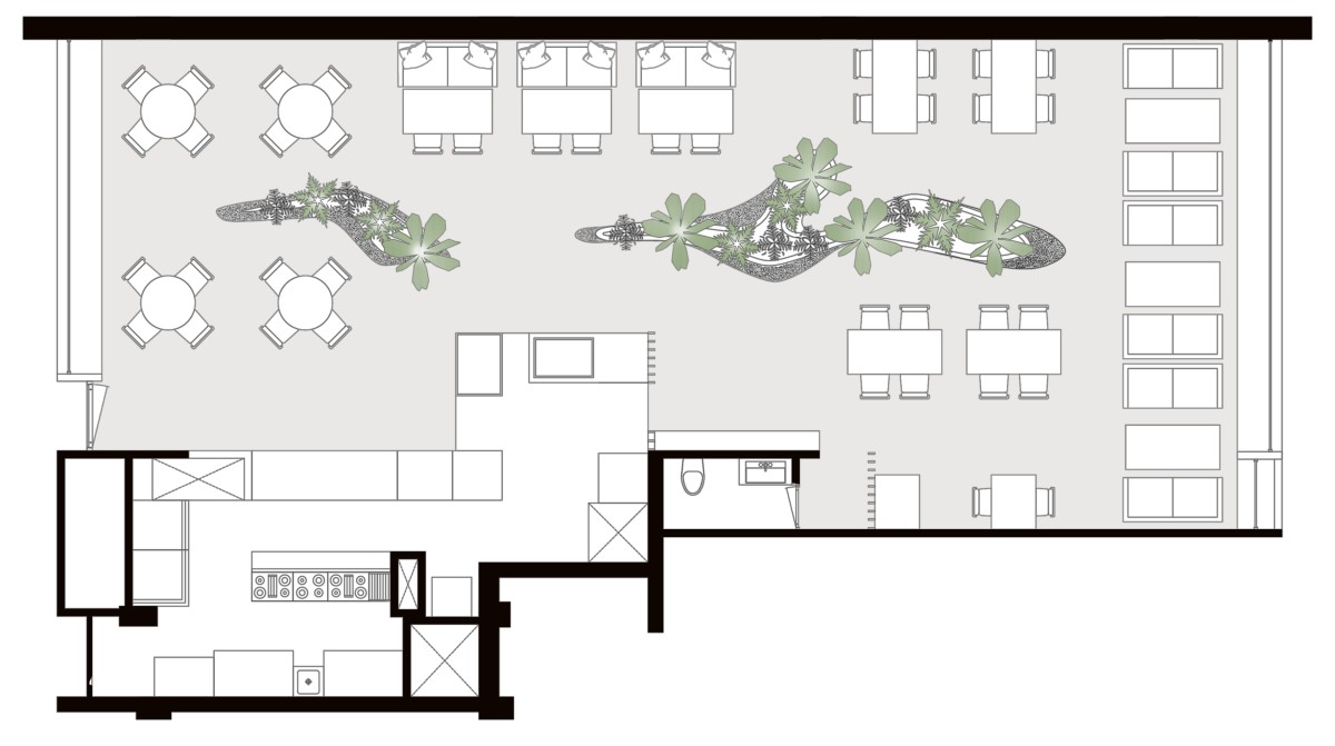 Floor Plan of Aja by Arch.Lab