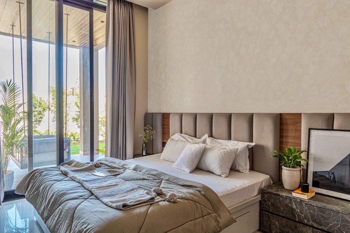 Bedroom 3 of The Lightwell Farmhouse by Studio Symposium