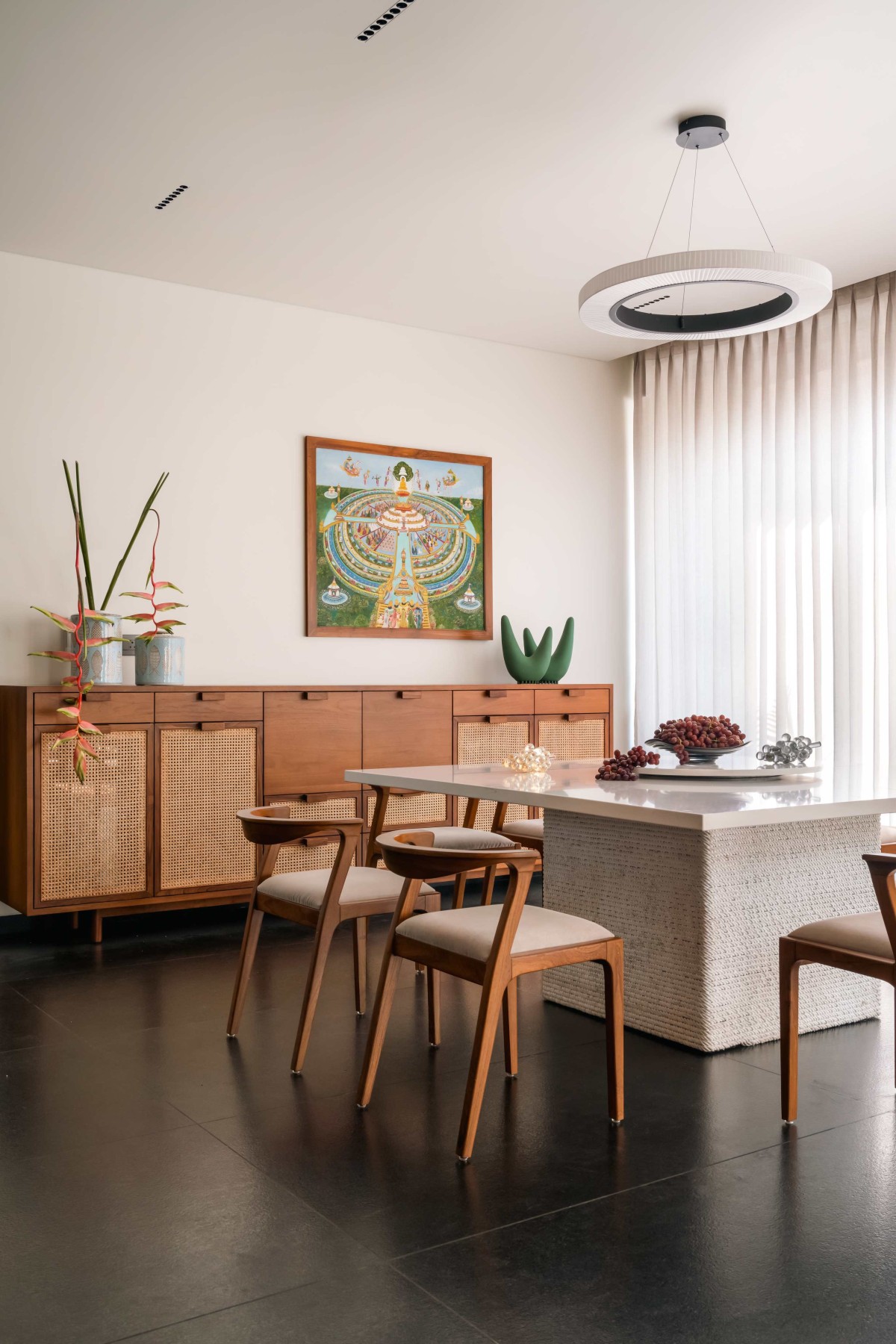 Dining of Prakashalay by Associated Architects (i) Pvt. Ltd.