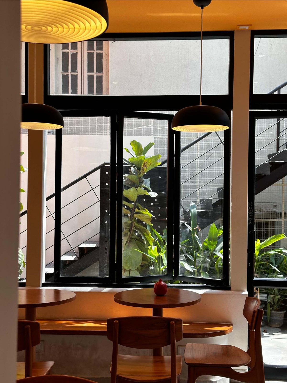 Window seating of Drip And Drop by Inari Atelier