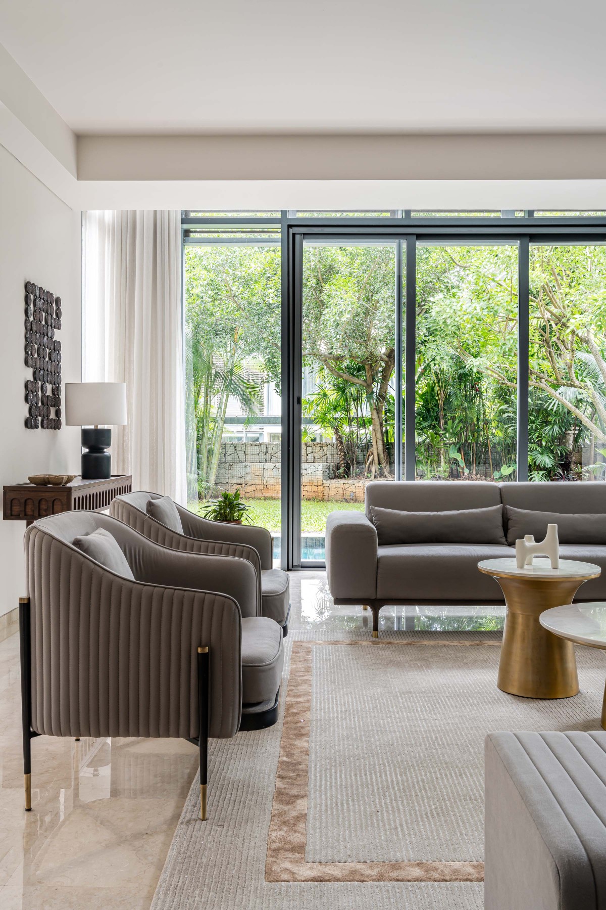 Living room of 136 Embassy Boulevard by Adhwa