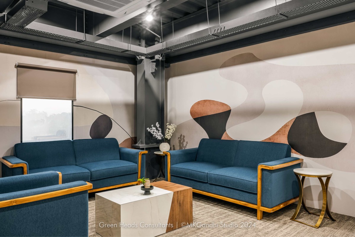 MD Lounge of Aztech Fluids & Machinery Ltd. by Green Heads Consultants LLP