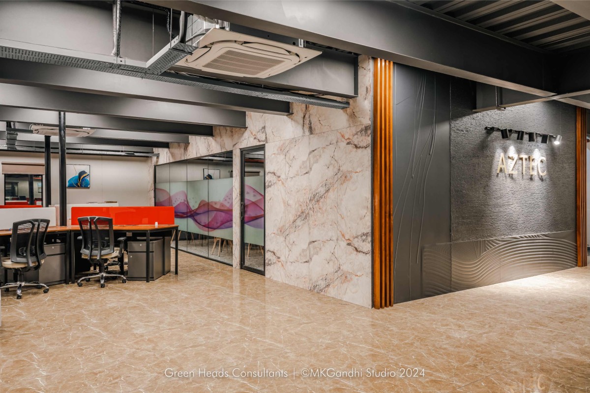 Workstation of Aztech Fluids & Machinery Ltd. by Green Heads Consultants LLP