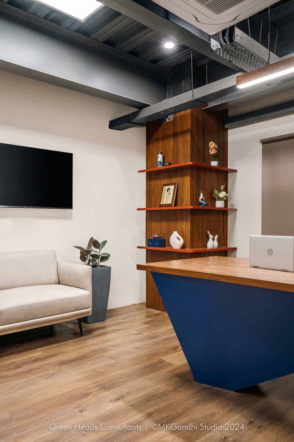 MD cabin 2 of Aztech Fluids & Machinery Ltd. by Green Heads Consultants LLP