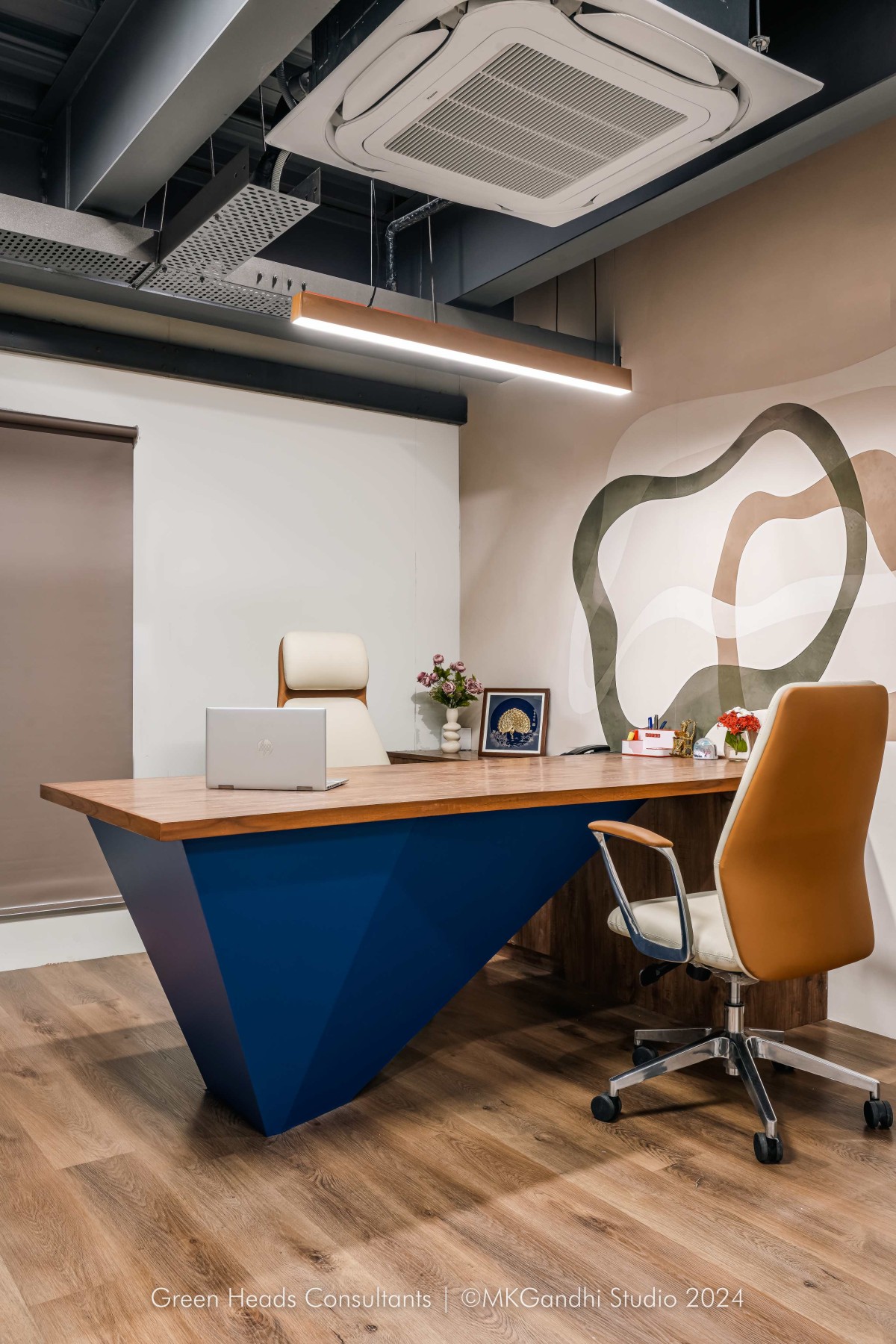 MD cabin 2 of Aztech Fluids & Machinery Ltd. by Green Heads Consultants LLP