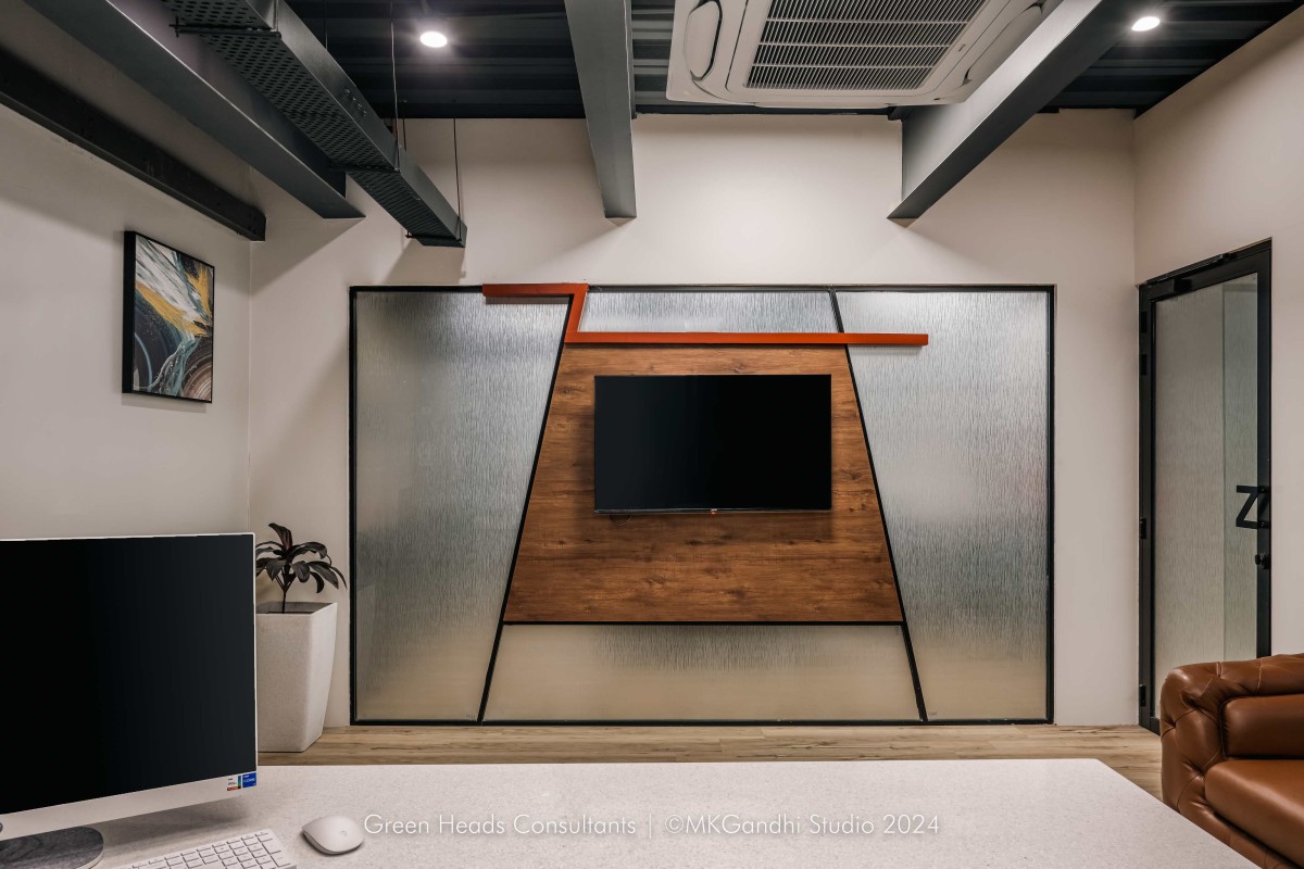 MD cabin 1 of Aztech Fluids & Machinery Ltd. by Green Heads Consultants LLP