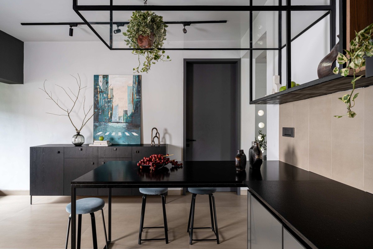 View from kitchen of Timeless House by PATH
