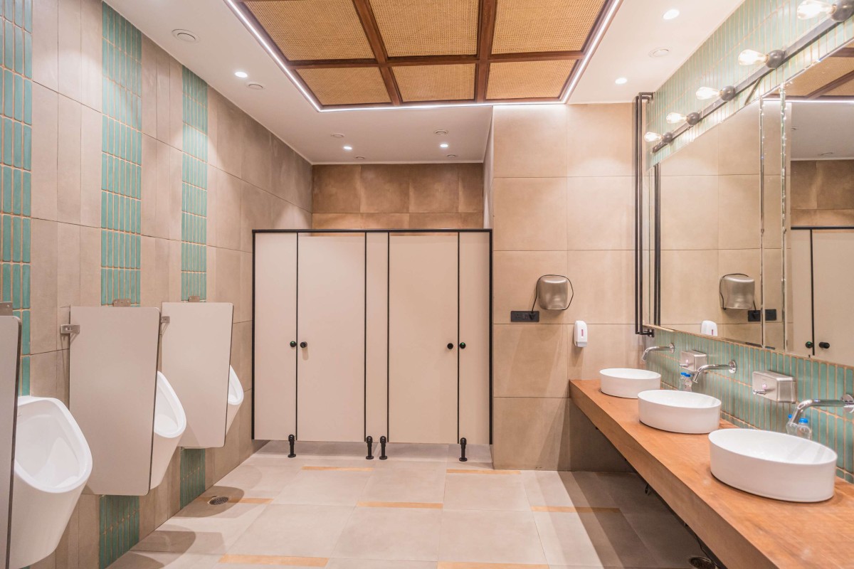 Washroom of Swagath Restaurant & Bar by The Architects Collaborative