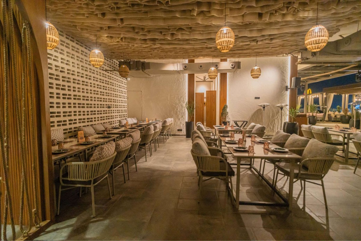 Roof Top Formal dining of Swagath Restaurant & Bar by The Architects Collaborative
