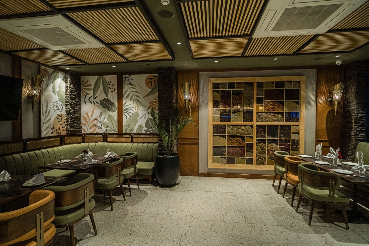 Private zone of Swagath Restaurant & Bar by The Architects Collaborative