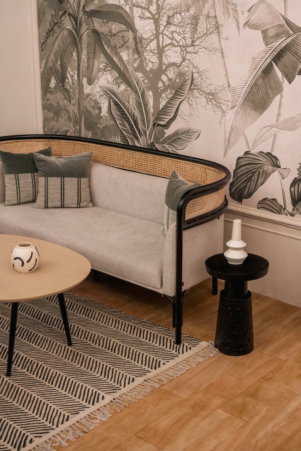 Detailed shot of furniture of Bocca Ratanpur by ETH design studio