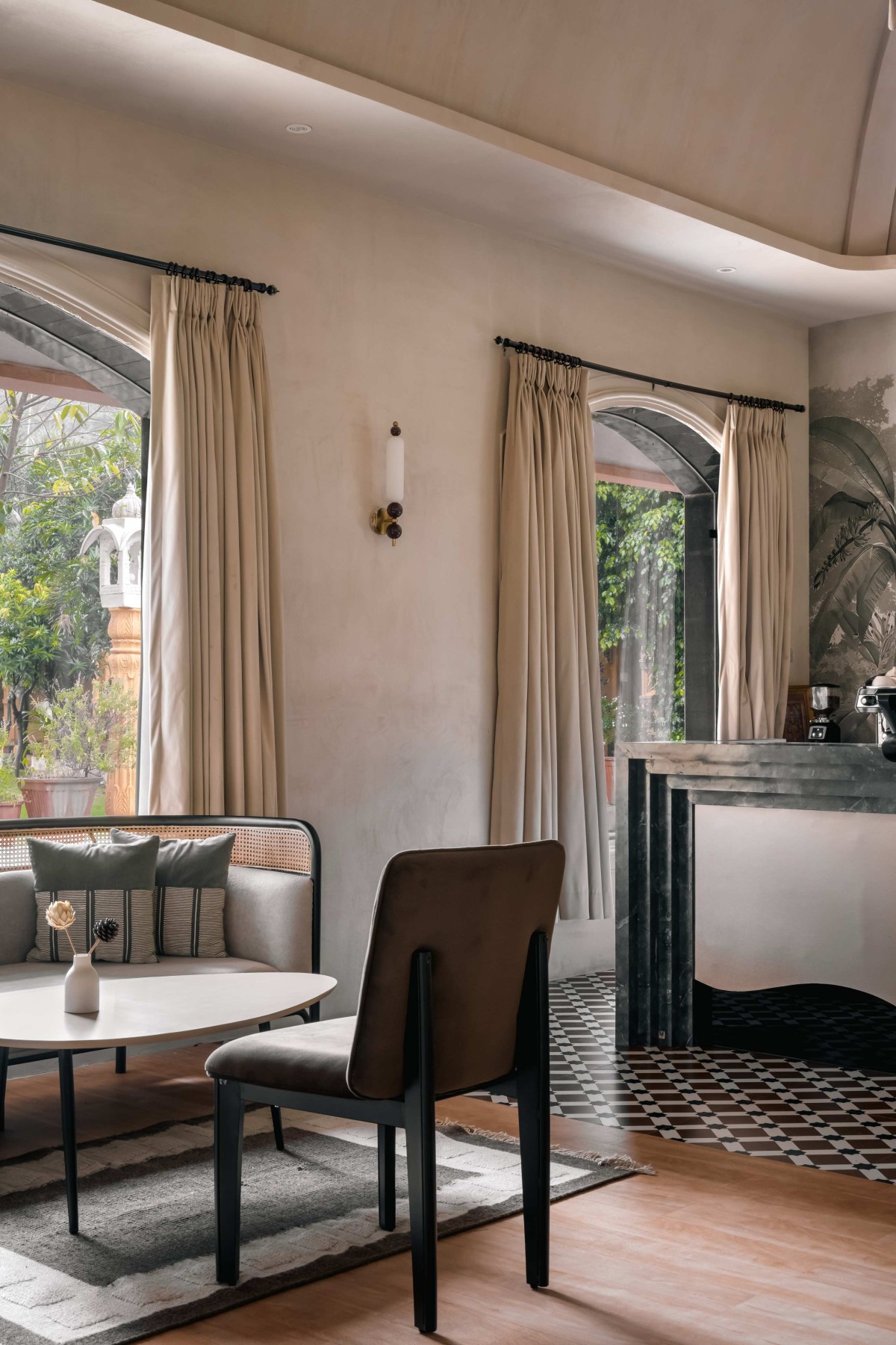 Interior view of Bocca Ratanpur by ETH design studio