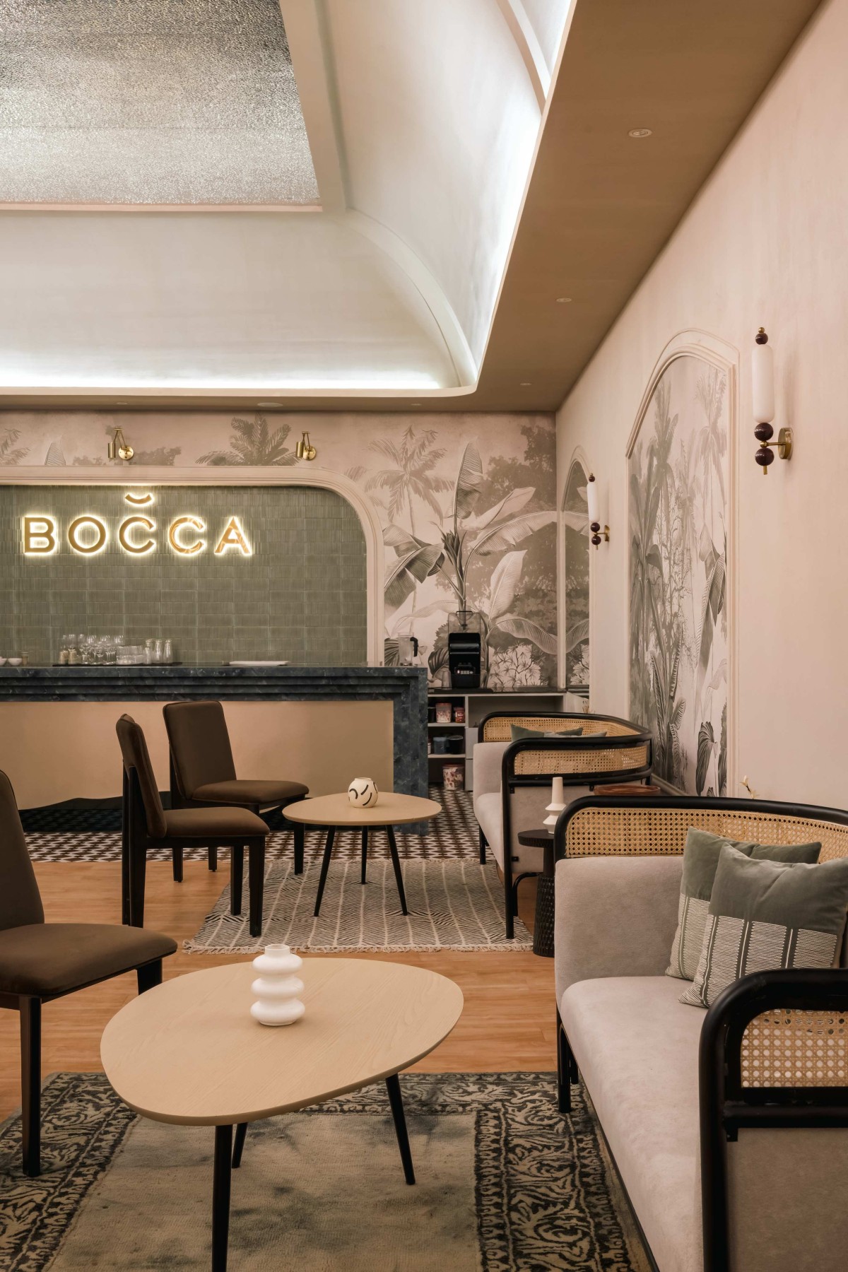 Interior view of Bocca Ratanpur by ETH design studio