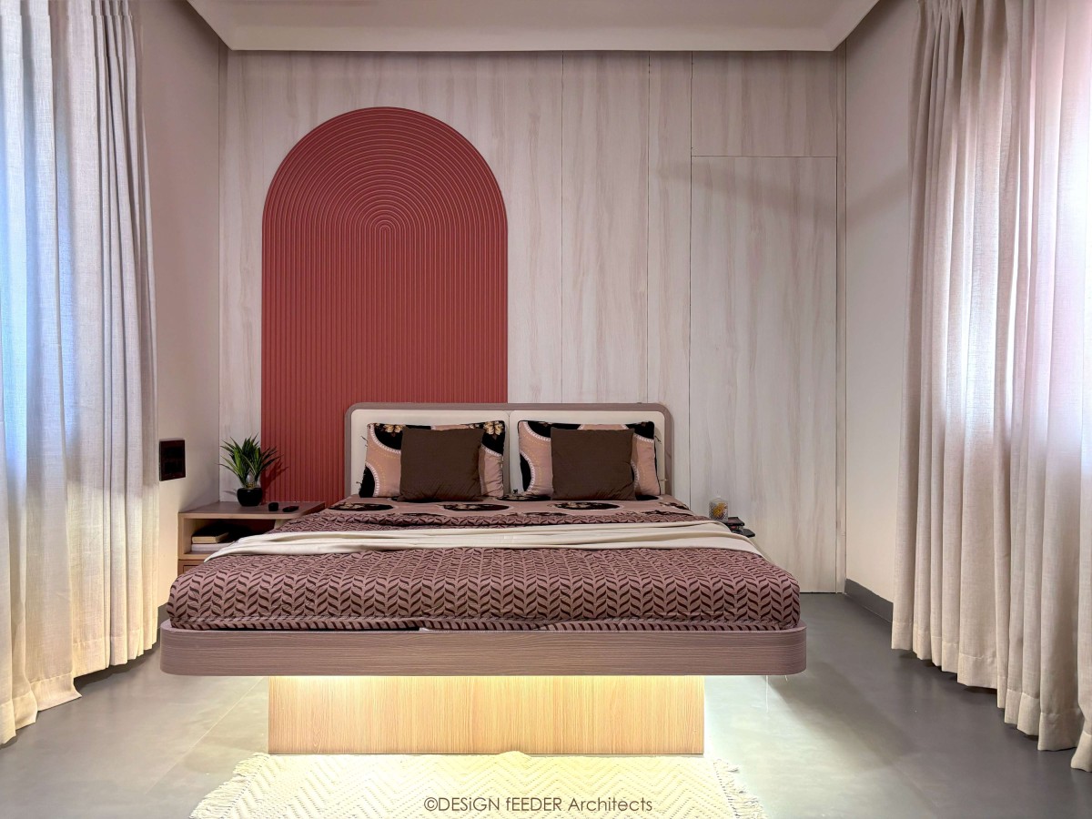 Daughter's Bedroom of Saksham by DESiGN fEEDER Architects