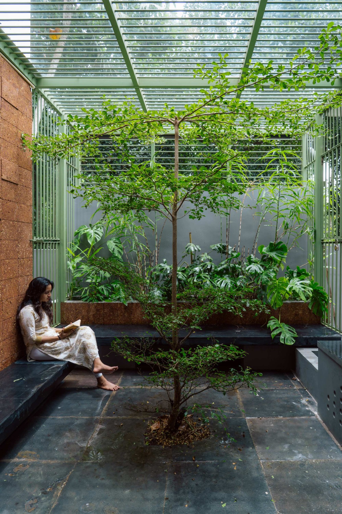 Courtyard of Kanavil by ARK Architecture Studio