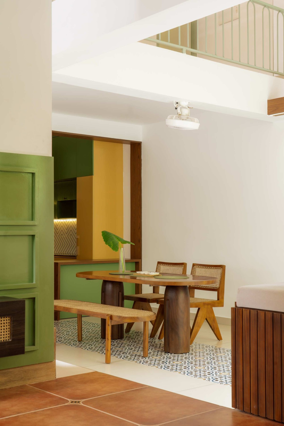 Living to Dining view of Kanavil by ARK Architecture Studio
