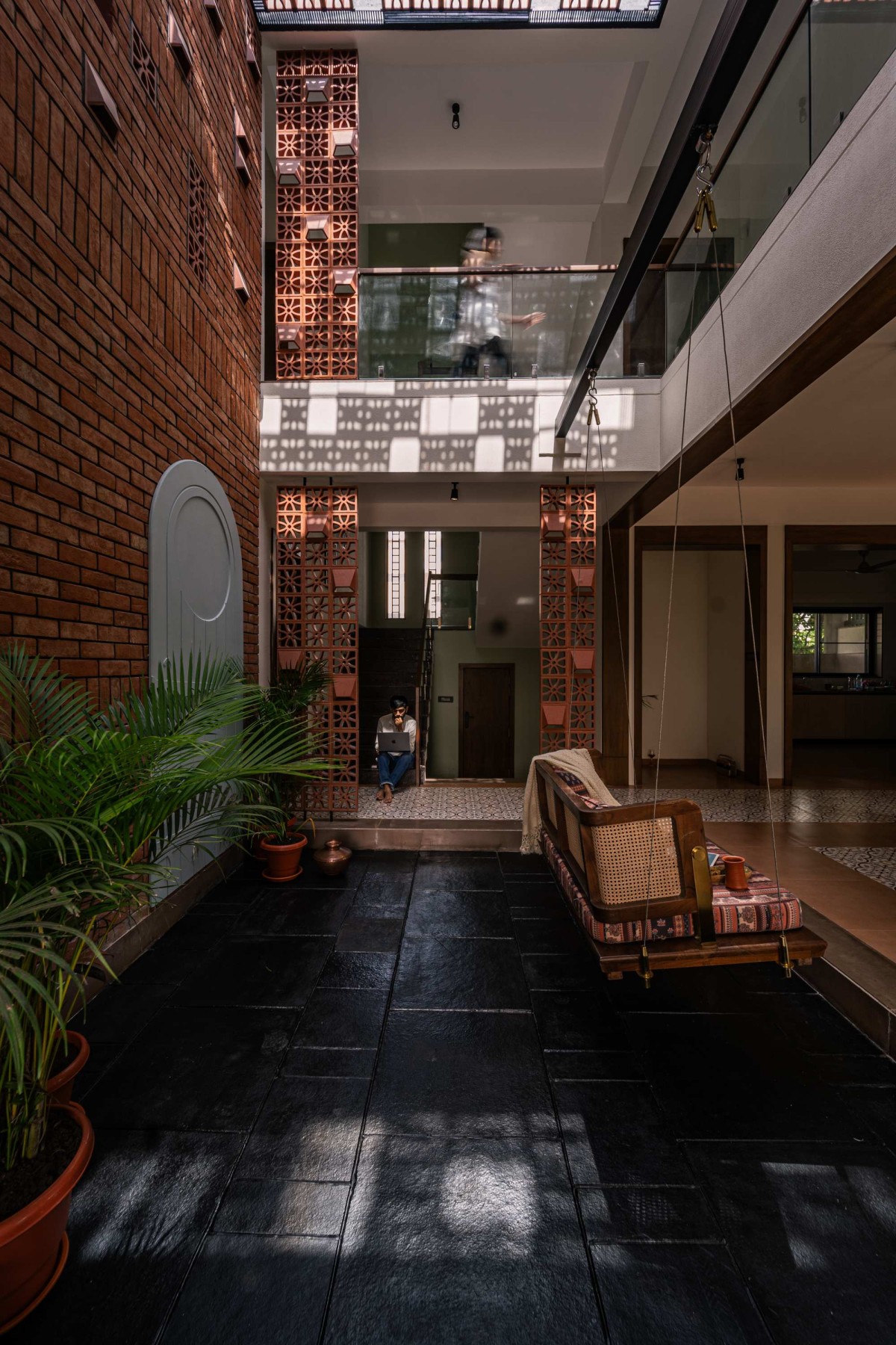 Central Courtyard of Aangan by Avnish Singh Design Studio