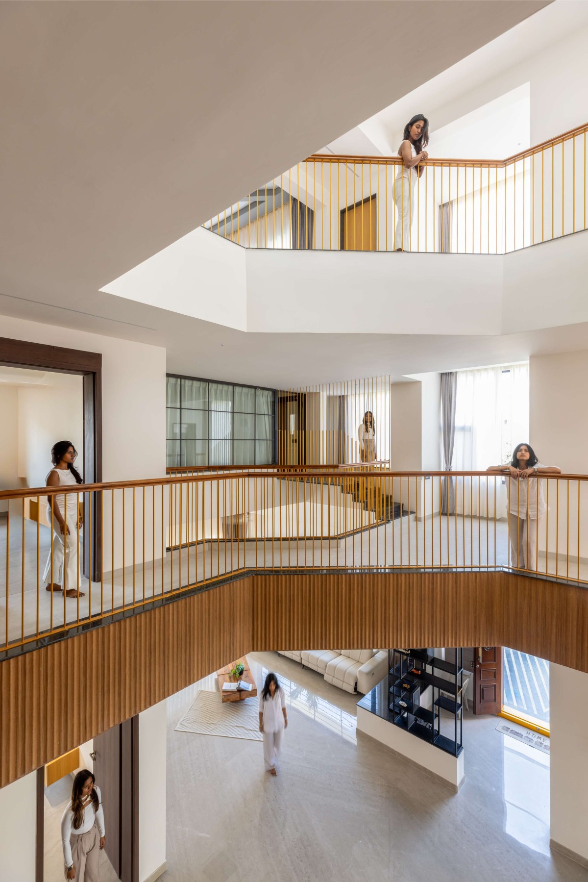 First floor view of Arjun Residence by Studio8055