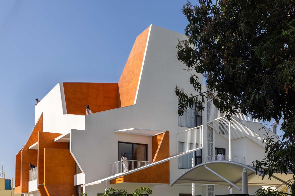 Exterior view of Arjun Residence by Studio8055