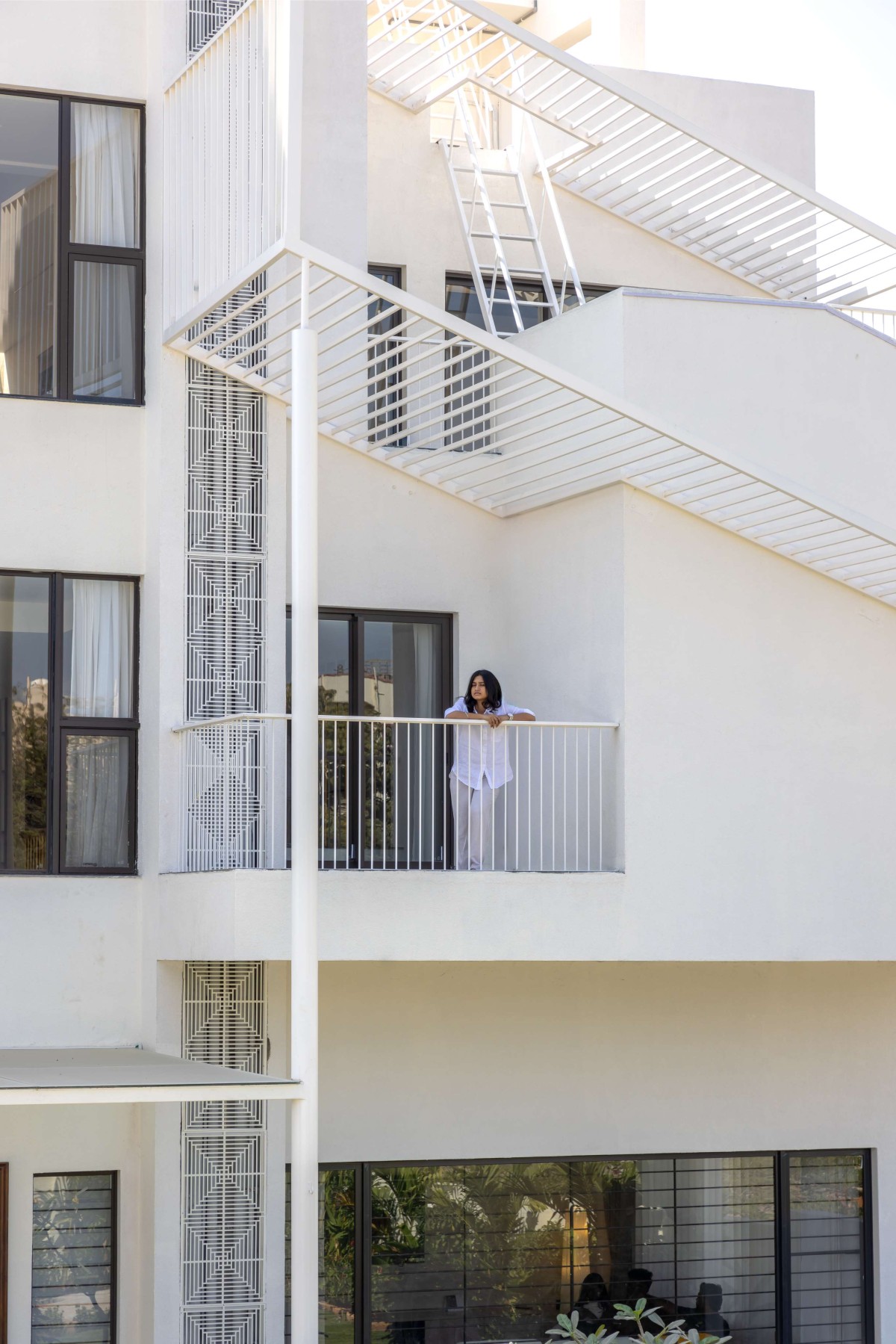 Balcony of Arjun Residence by Studio8055