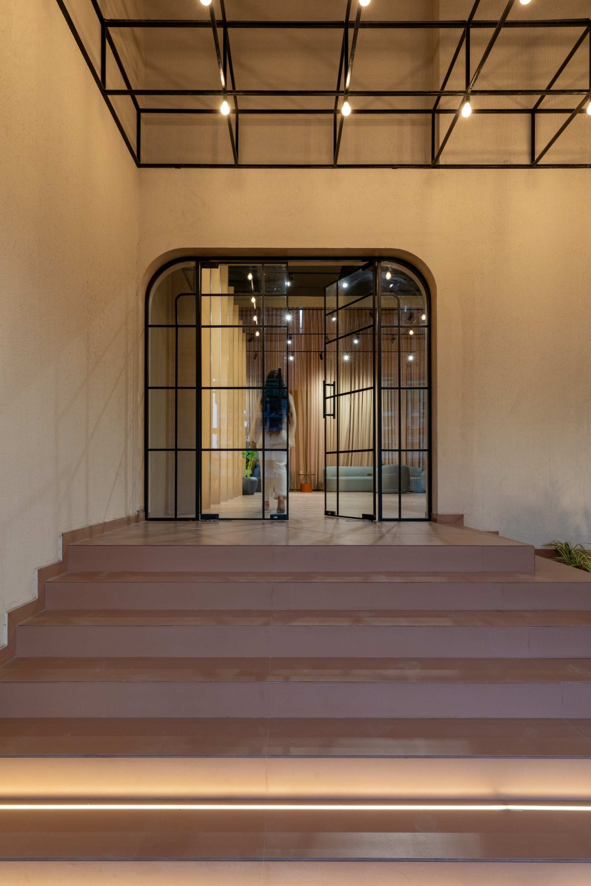 Entrance of Earthen Hues - Office by Sankalp Designers