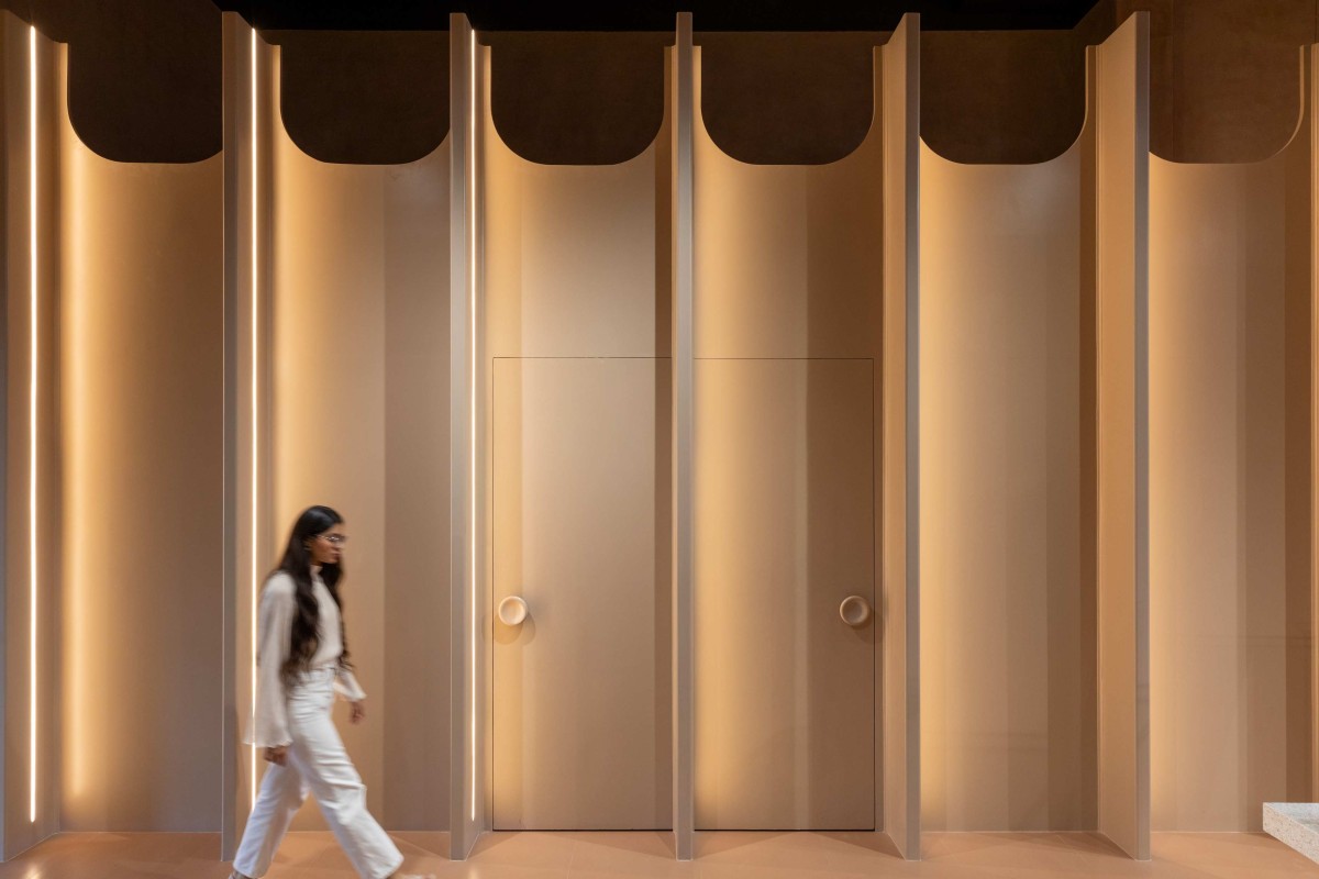 Passage to Meeting cabins of Earthen Hues - Office by Sankalp Designers