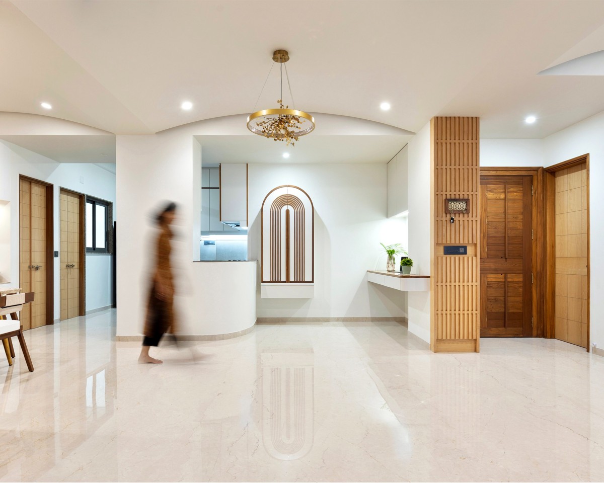 View from living room of Apartment B-1304 by Studio 4000