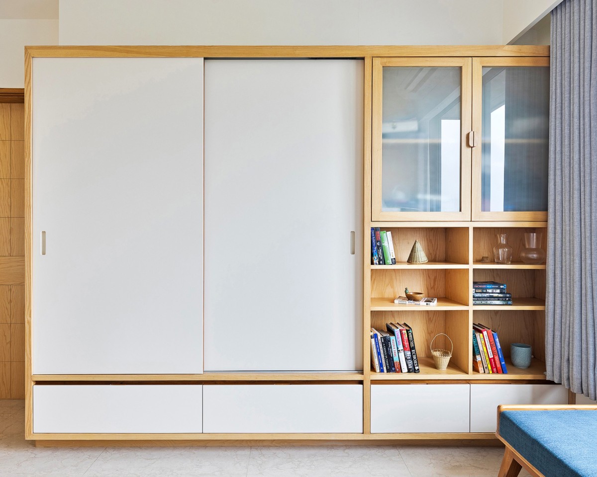 Bedroom of Apartment B-1304 by Studio 4000