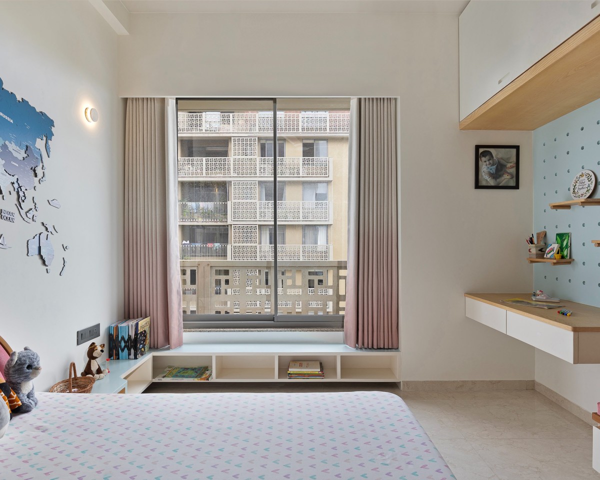 Bedroom 2 of Apartment B-1304 by Studio 4000