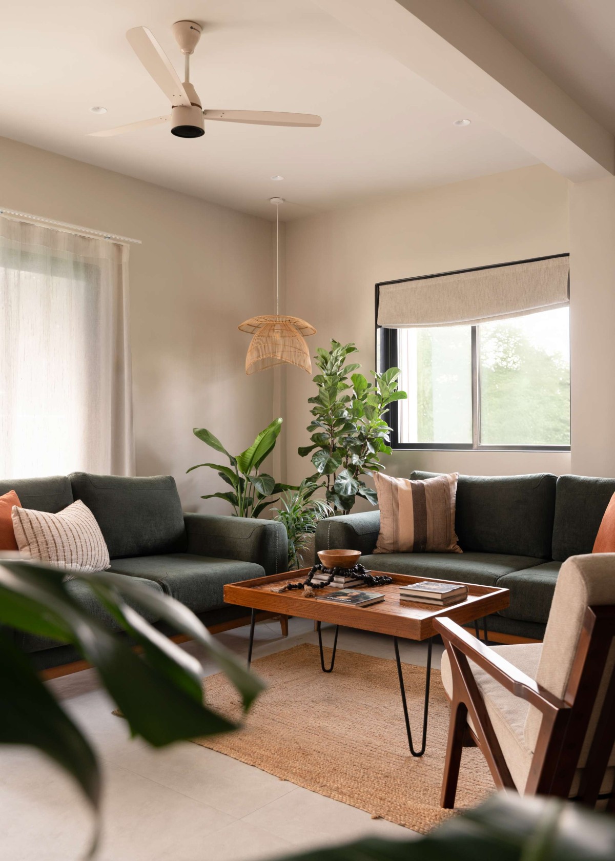 Living room of The Gentle Home by Studio GH