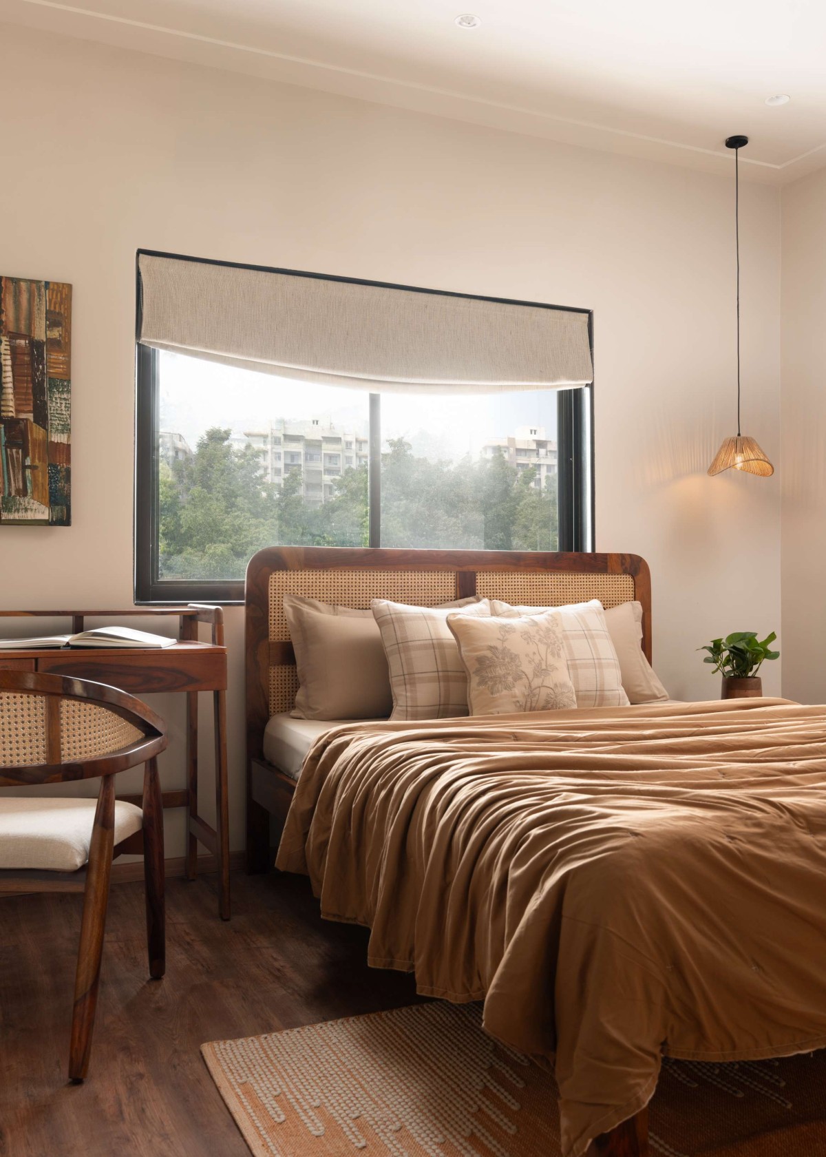 Bedroom of The Gentle Home by Studio GH