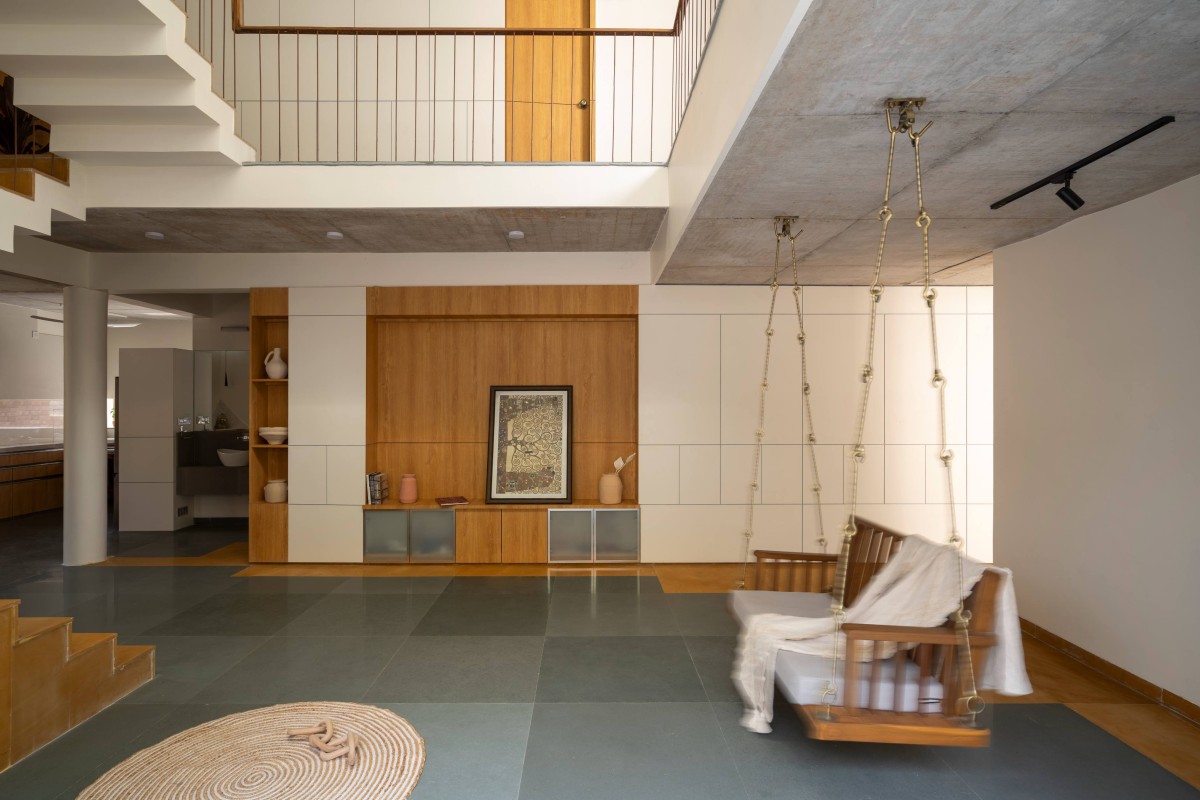 Living room of The Enfold by Studio Biosis