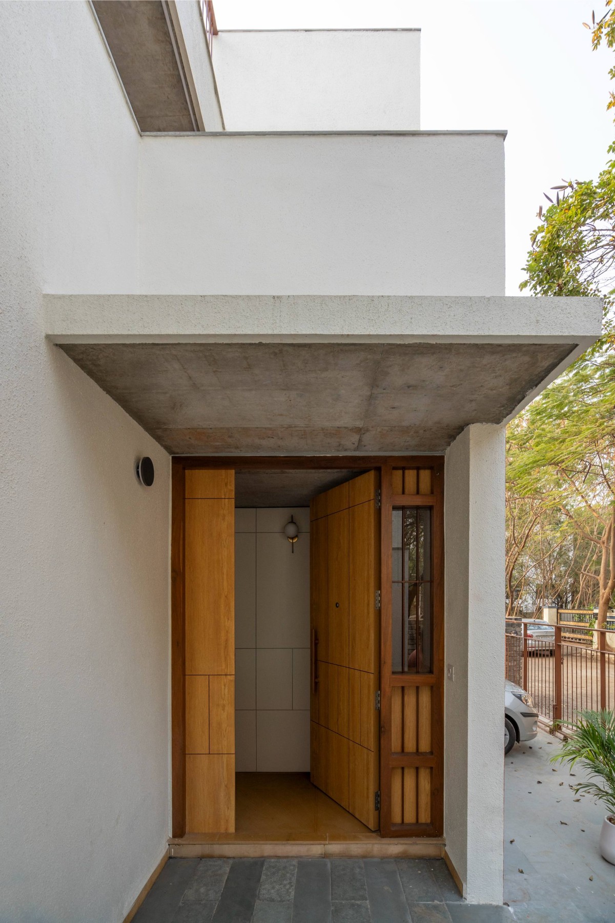 Entry of The Enfold by Studio Biosis