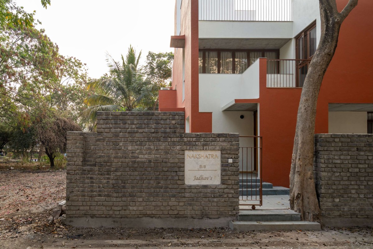 Entrance view of The Enfold by Studio Biosis