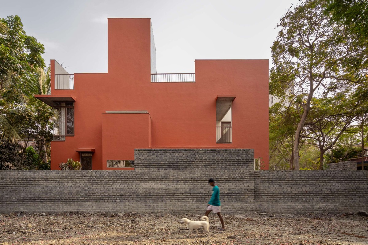 North Side Elevation of The Enfold by Studio Biosis