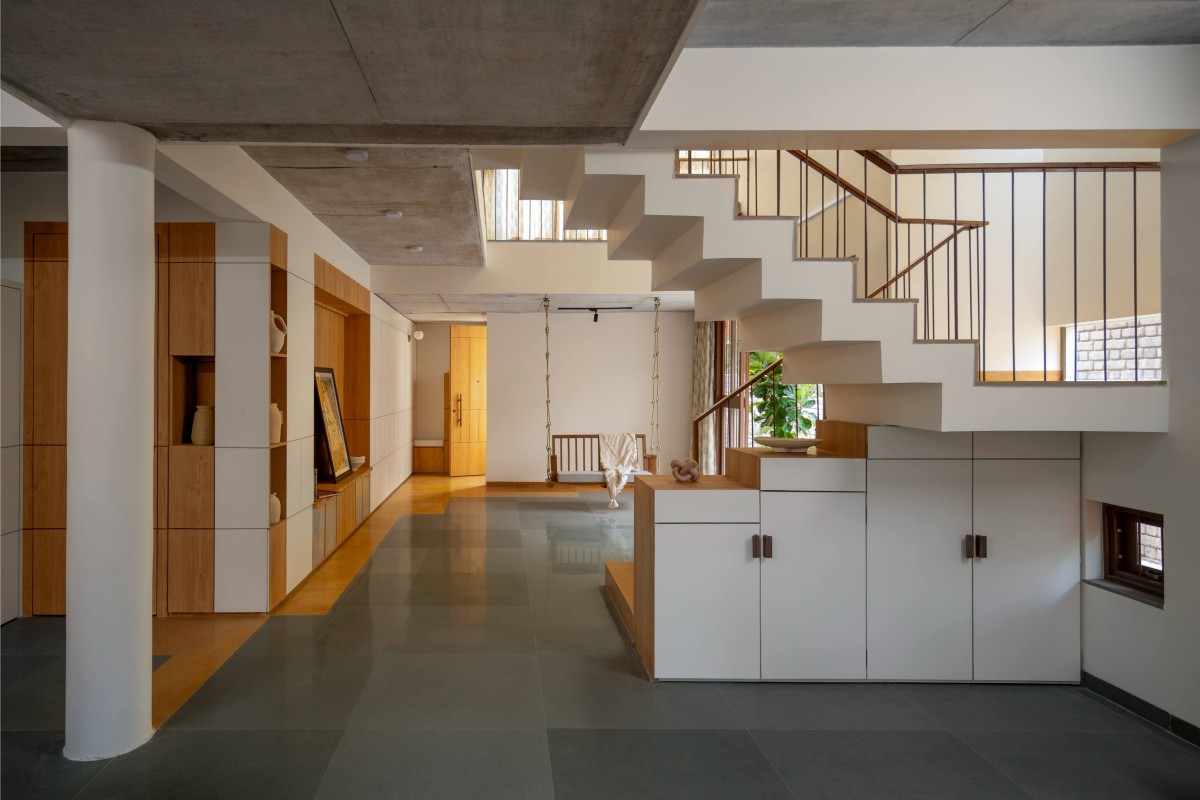 Living space of The Enfold by Studio Biosis