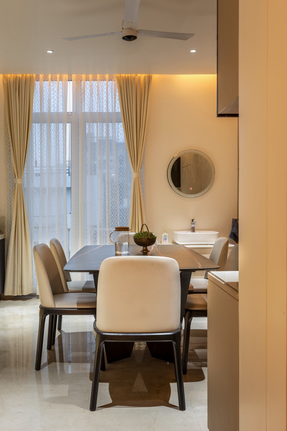 Dining room of Basil House by Studio216 by N&G