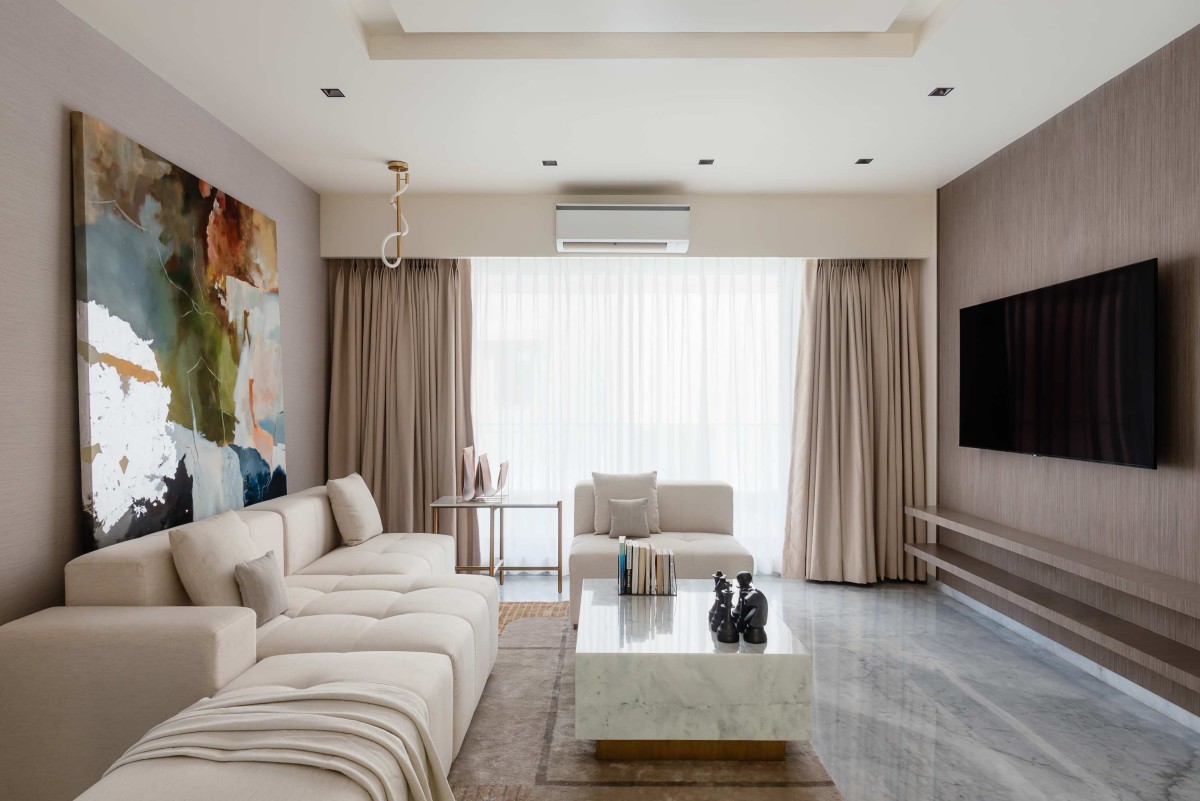 Family living of Swarnabhoomi Villa by Art of Space