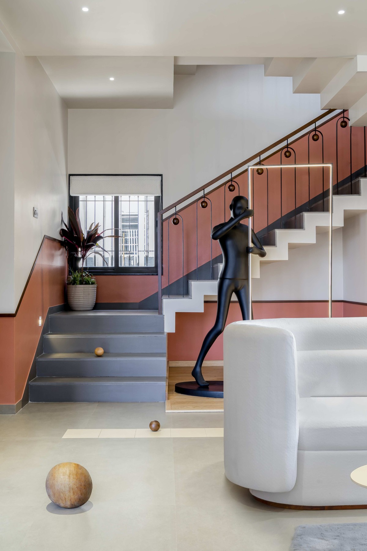 Staircase of Red House by Vishwakarma