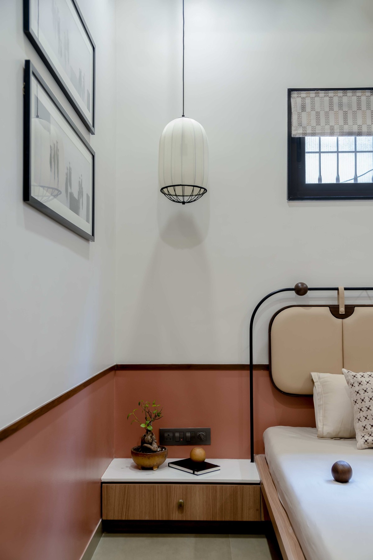Bedroom 2 of Red House by Vishwakarma