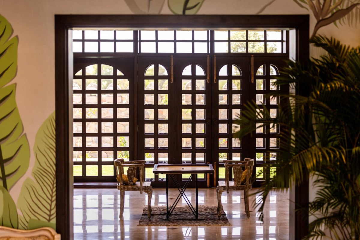 Central Hall of Shivaray Farms by Studio Shunya